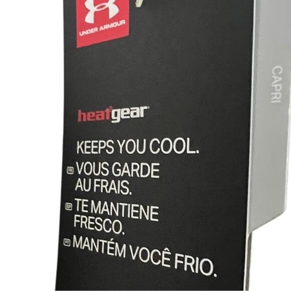 Under Armour Women’s Athletic LogoHeatGear Armour Capris New with tag Sz M - Picture 8 of 9